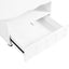 ON-TRANS flexible cream style coffee table with 2 brake wheels, drawers, large storage space, white, 39.37 '' x 23.6 '' - Korvel