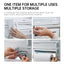 3-in-1 Wall Kitchen Roll Holder with Magnetic Suction Cup