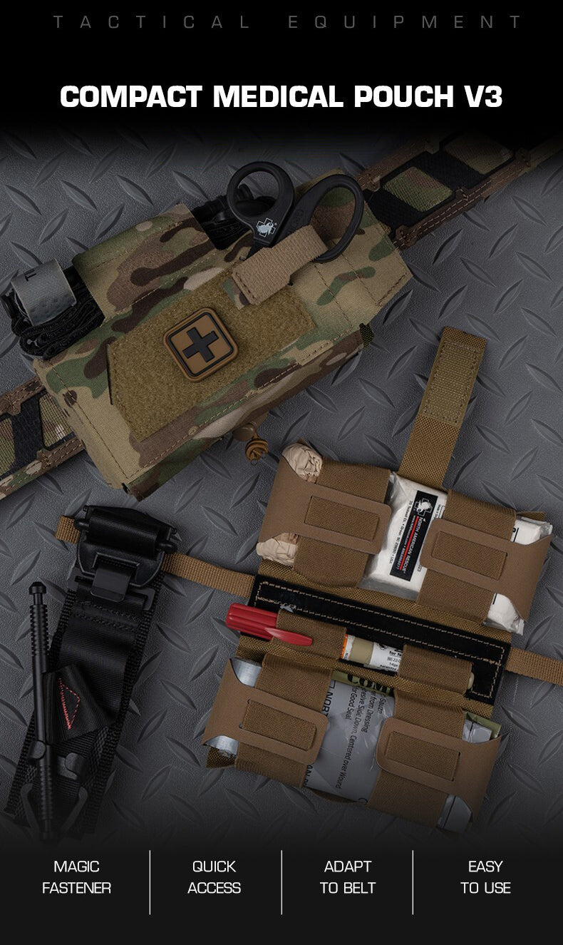 Sac de Traumatologie Compact V3 Trousse de Premiers Secours Tactique