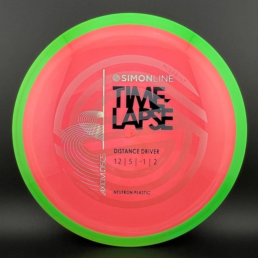 Neutron Time-Lapse (Re-Tooled) - Error de impresión de Simon Line