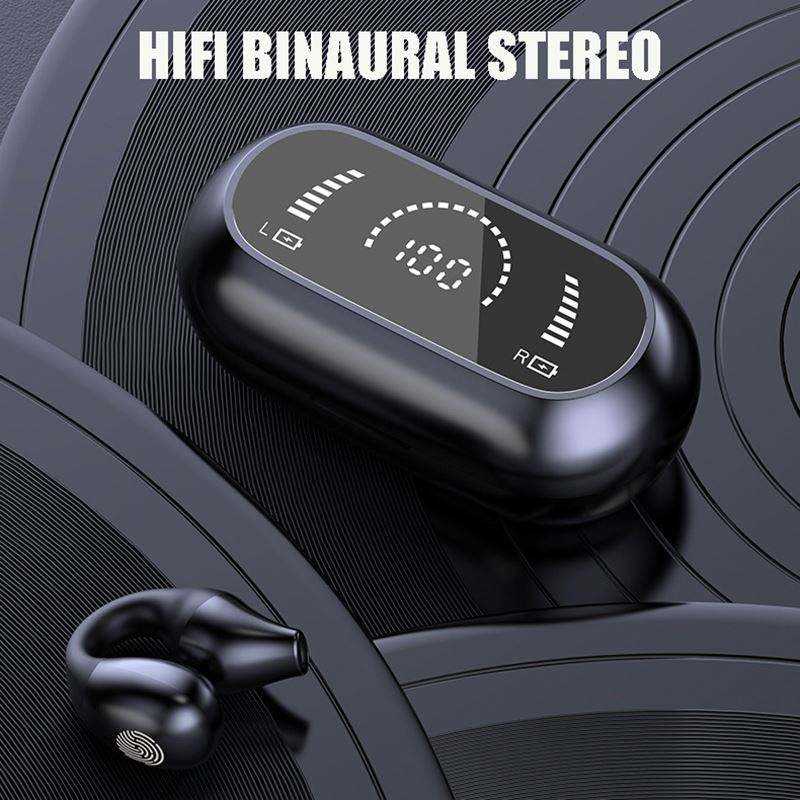 The New S03 Wireless Bluetooth Headset 5.2 Binaural Not In-Ear Type Sports Calls High Quality Private Mode Universal - Korvel