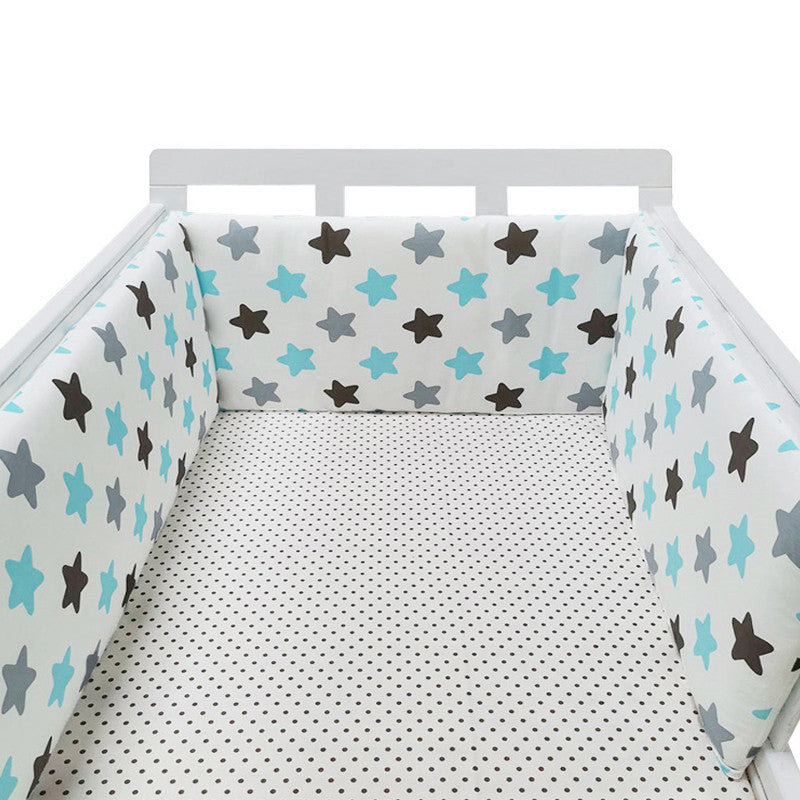 Baby Four Seasons Bed Fence Baby Children Anti fall Cotton Bed Fence Cotton Baby Bed Protective Fence - Korvel