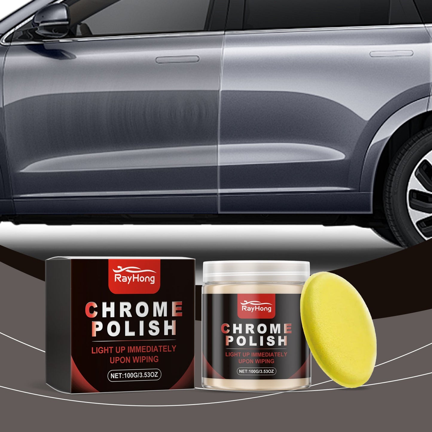 Pâte de polissage en métal pour voiture premium pour un éclat brillant