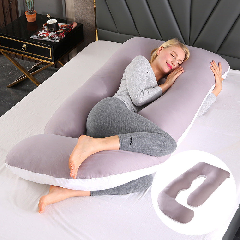 J-Shaped Pregnancy Pillow for Side Sleepers