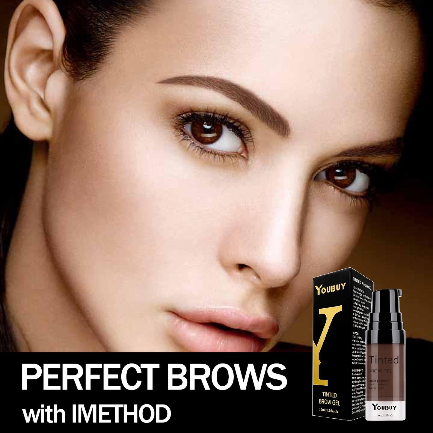 Eyebrow ointment dye waterproof quick drying natural eyebrow long-lasting travel portable set liquid eyebrow pencil ﻿ - Korvel