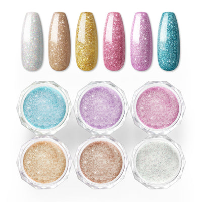 Crystal Powder Carved Pollen Coscelia Crystal Color Powder European And American Crystal Nail Extension Nail - Korvel
