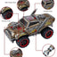 Wasteland Style 1:14 Scale 2.4GHz Model Racing Remote Control Car Hobby Electric RC Car Toys for Boys and Adults (Golden) - Korvel