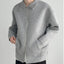 Flip Collar Zipper Coat - Classic Men's Cardigan