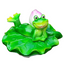Floating Frog and Fish Pond Scenery Water Surface Decoration Water Fountain Resin - Korvel