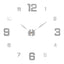 DIY Frameless Creative Wall Clock Wall Decal: A Silent and Stylish Addition for Home Decor, Ideal for Living Rooms and Offices - Korvel
