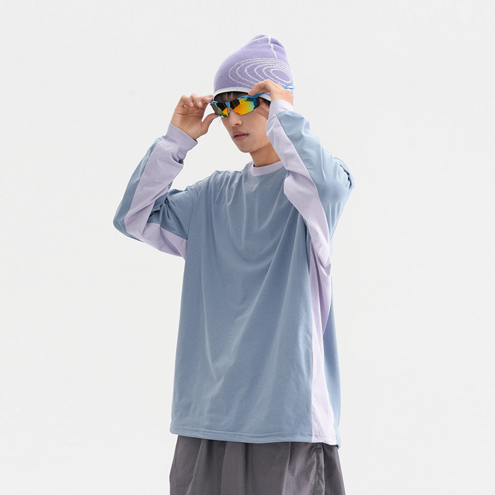 T-shirt tendance à manches longues pour hommes et femmes