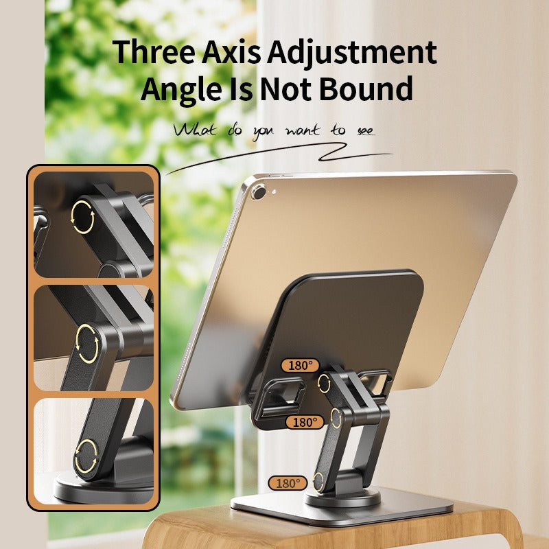 360 Degree Rotating Fotable Phone Stand Holder Pad Holder - Korvel