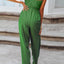 Tied Cutout Tube Wide Leg Jumpsuit - Korvel