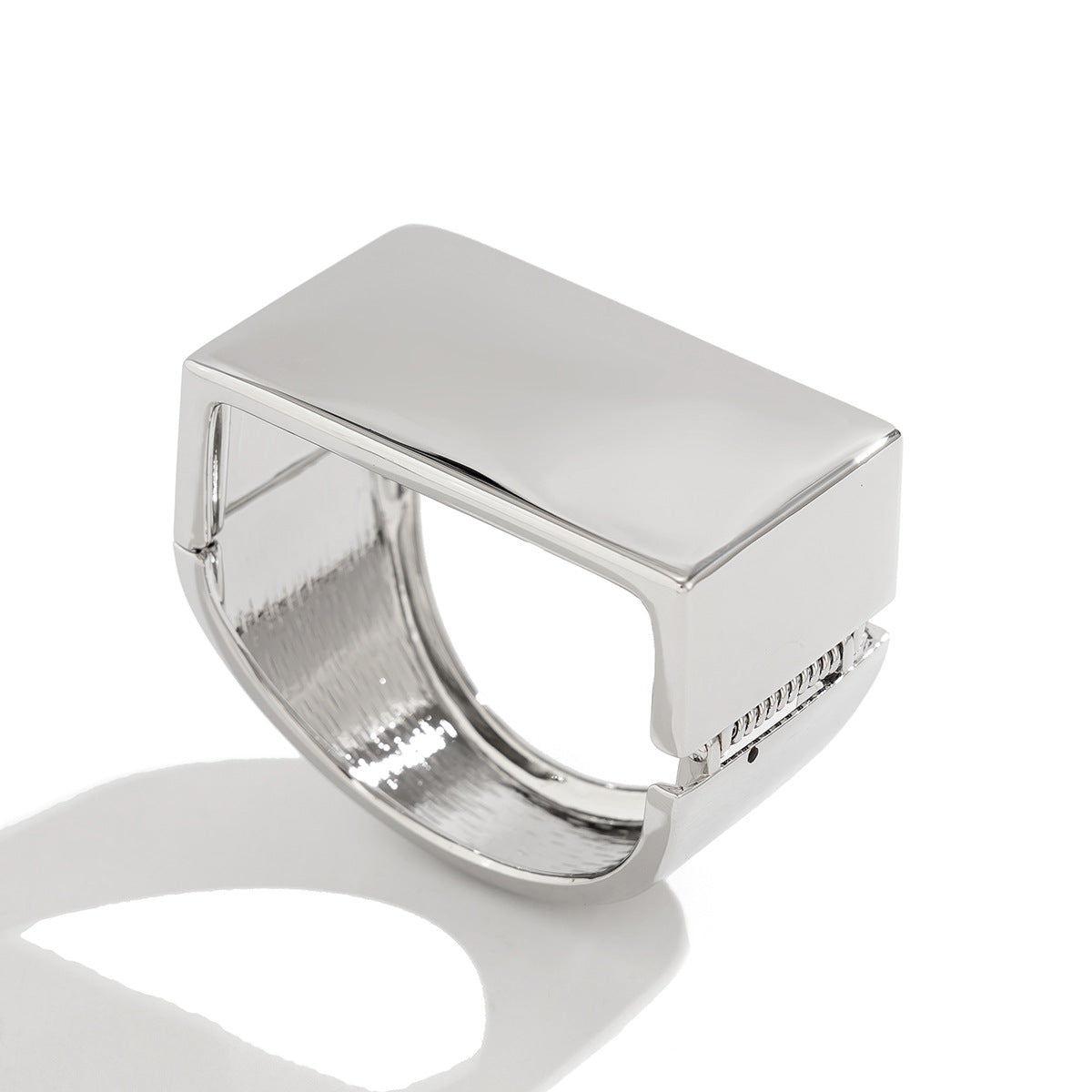 Retro Personalized Metal Square Mirror Bracelet