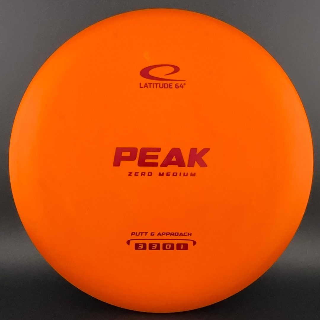 Zero Medium Peak - First Run Disc Golf Putter
