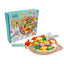 Children's early education puzzle play house simulation pizza fruits and vegetables joyful role-playing kitchen wooden toys - Korvel