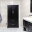 Elegant Tall Bathroom Storage Cabinet with Adjustable Shelf