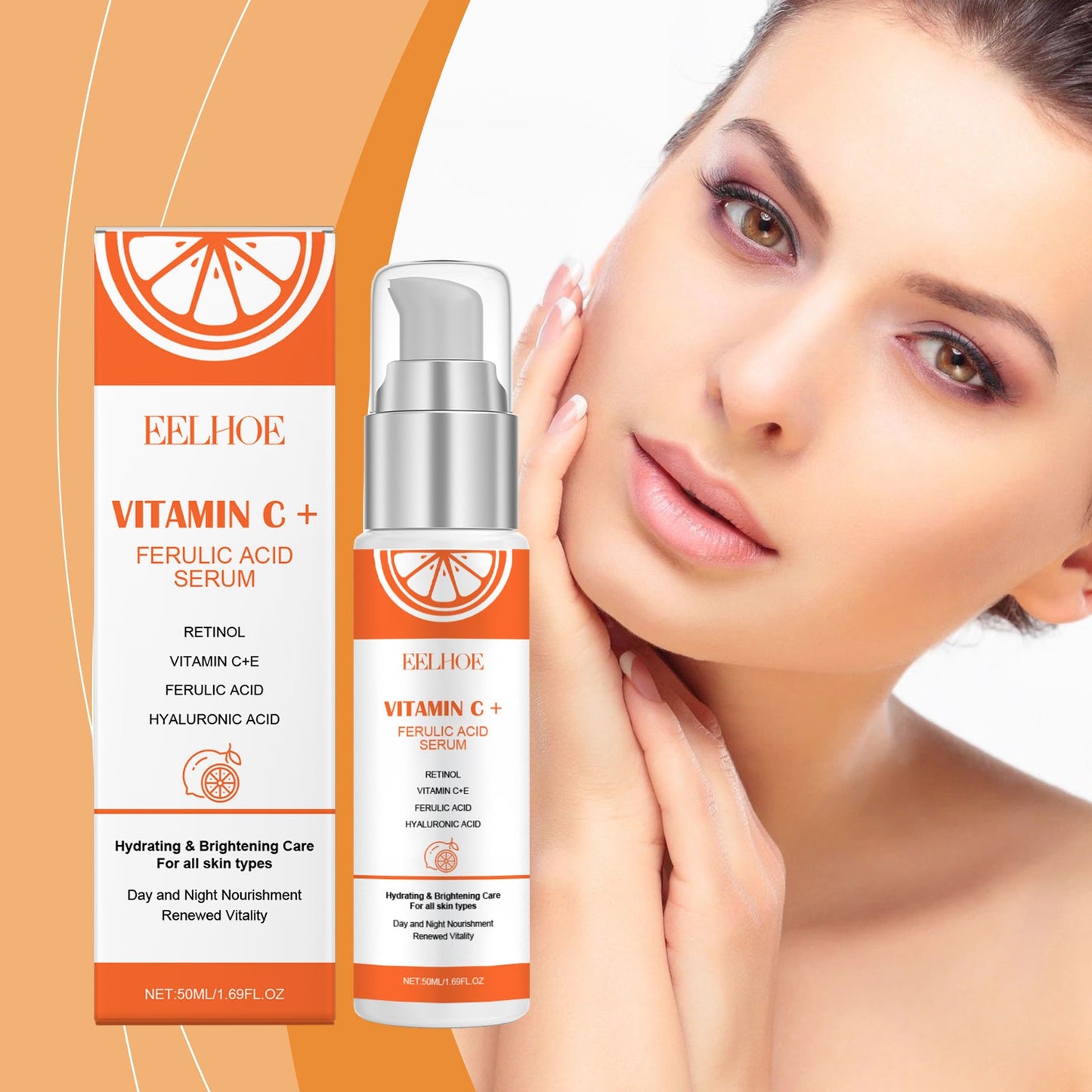 Vitamin C Face Essence Moisturizes Delicate Pores And Brightening Face Essence - Korvel