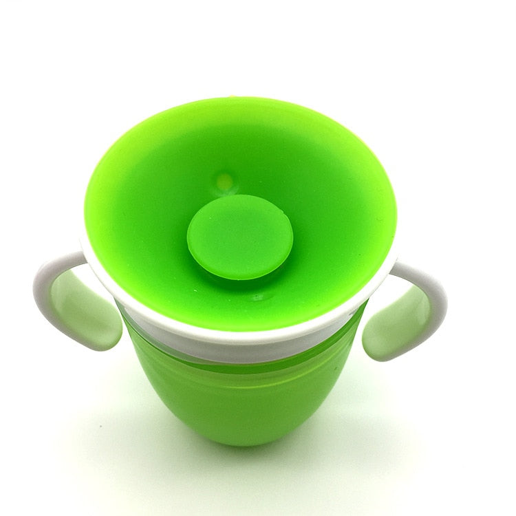 360-Degree Rotating Baby Sippy Cup - 240ML Leak-Proof Design