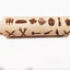 Wooden Rolling Pin Beechwood Laser Engraved Printed Rolling Pin Embossing Rolling Pin Christmas Flip Sugar Cookie Rolling Pin - Korvel