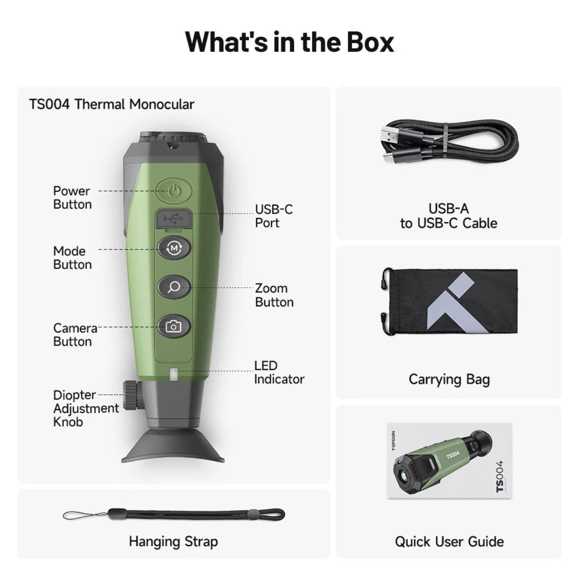 Olight TS004 Thermal Imager - Handheld Infrared Night Vision Scope