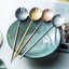 Premium 304 Stainless Steel Salad Spoon & Fork Set