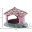 Water grass landscaping fish tank skull reptile pet shelter resin ornaments - Korvel