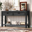 U_STYLE Console Table Entryway Table for Hallway Living Room with 2 Drawers and 1 Shelf - Korvel