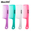 Blue ZOO Candy Color Wide Tooth Curling Comb