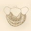 Multi Layer Imitation Pearl Black Chain Body Chain