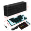 68 keys, 60% keyboard, customized color blocked keycaps, RGB mechanical keyboard, MINI set, plug-in blue axis ice blue disc - Korvel