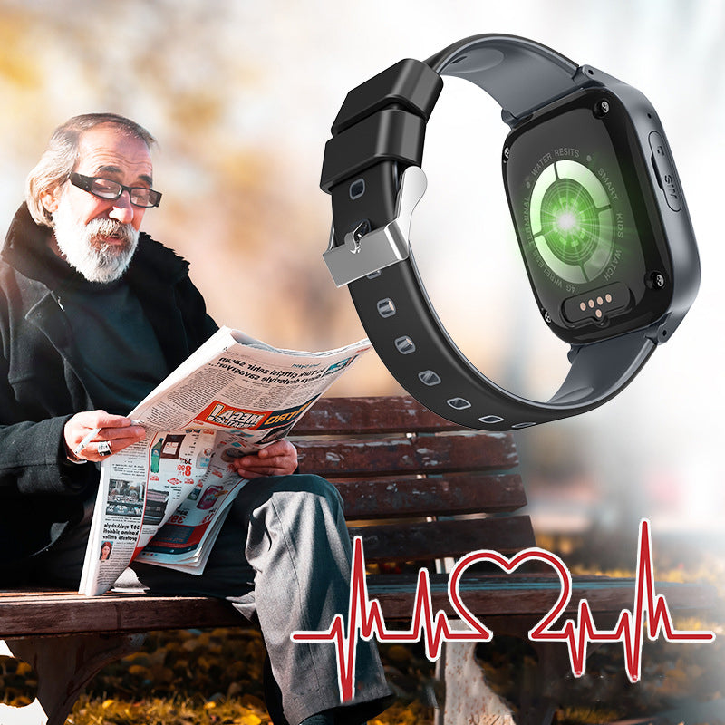 D32 Elderly Positioning Phone Watch 4G Anti-Lost Waterproof Smart Phone Watch With GPS Positioning - Korvel
