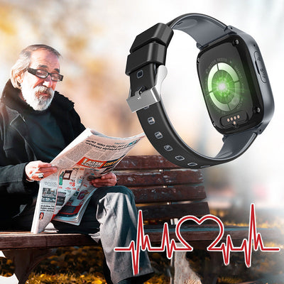D32 Elderly Positioning Phone Watch 4G Anti-Lost Waterproof Smart Phone Watch With GPS Positioning - Korvel