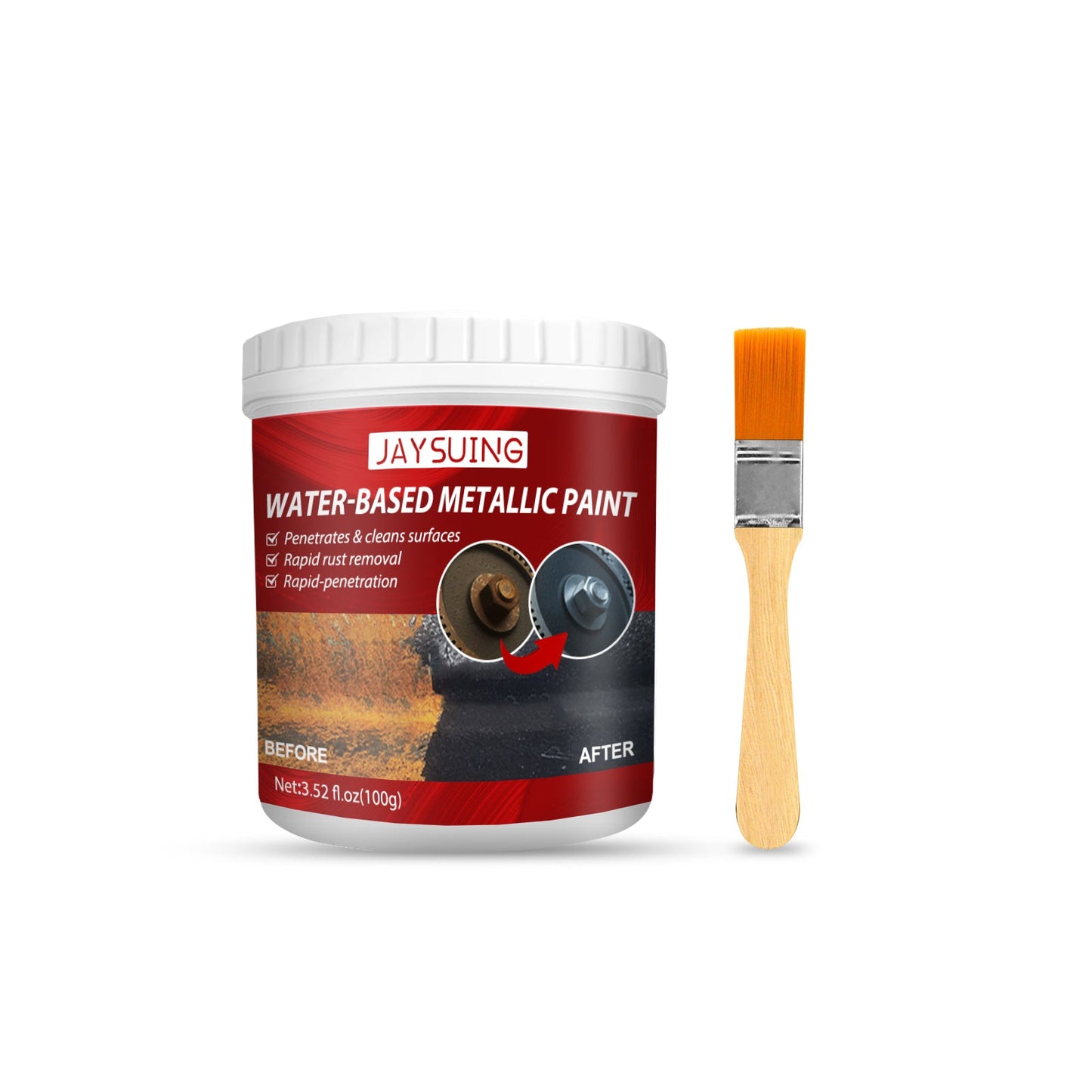 Rust Free Primer, Metallic Paint Rust Resistant Radiator Anticorrosion Conversion Reconditioning Coat Primer Conversion Agent - Korvel