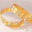 18K Gold-Plated Czech Diamond Bracelet - Korvel