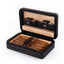 Cigar box portable zipper bag four pack mellow and moisturizing smoking accessories cedar wood gift box travel companion - Korvel