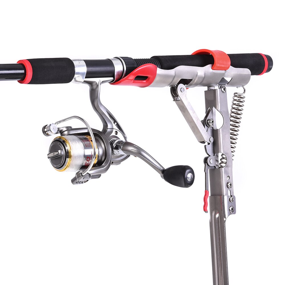 Soporte de caña de pescar automático de primavera - Soporte plegable premium