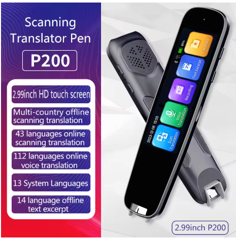 Lápiz Traductor de Voz Portátil Smart AI Scan Reader