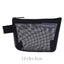 Simple three-dimensional triangle mesh coin key earphone storage bag transparent storage bag - Korvel
