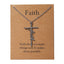 Faith Religious Gift Stainless Steel Cross Collarbone Chain Sweater Chain - Korvel
