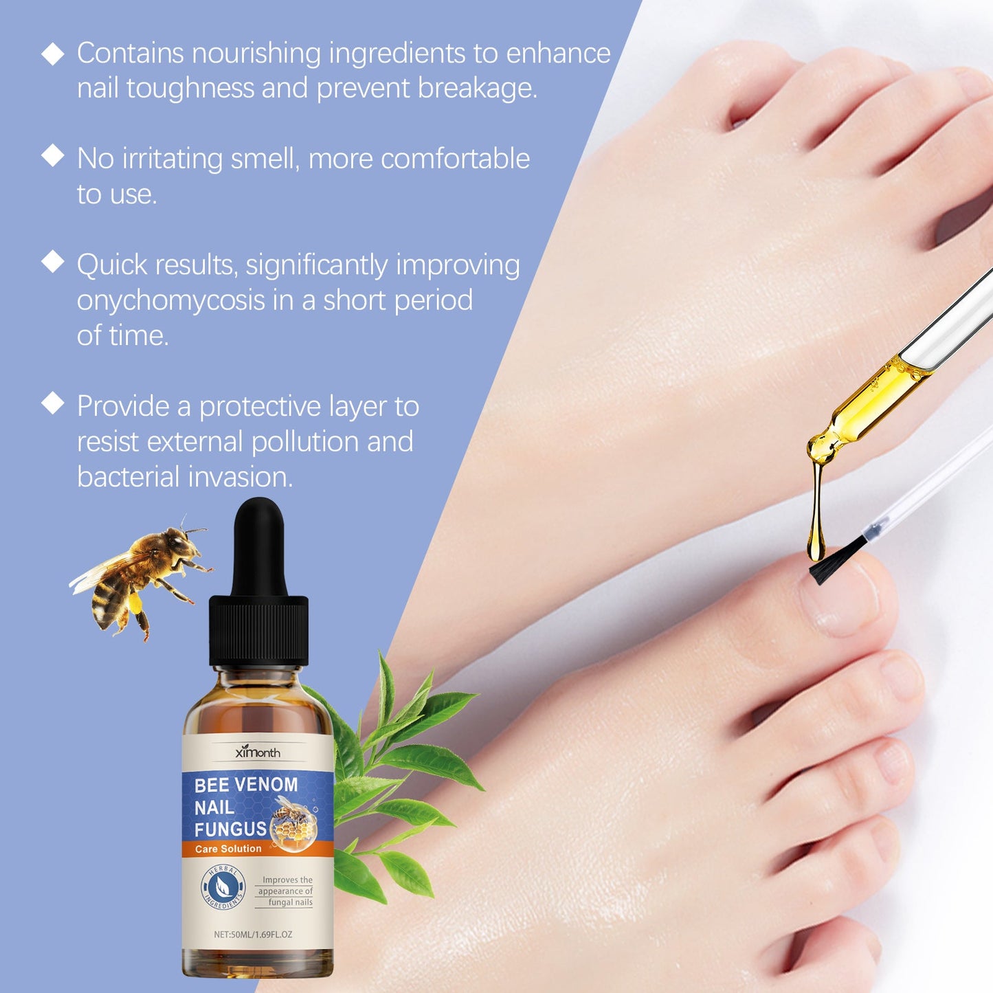 Nail Care Lotion for Cleansing and Moisturizing