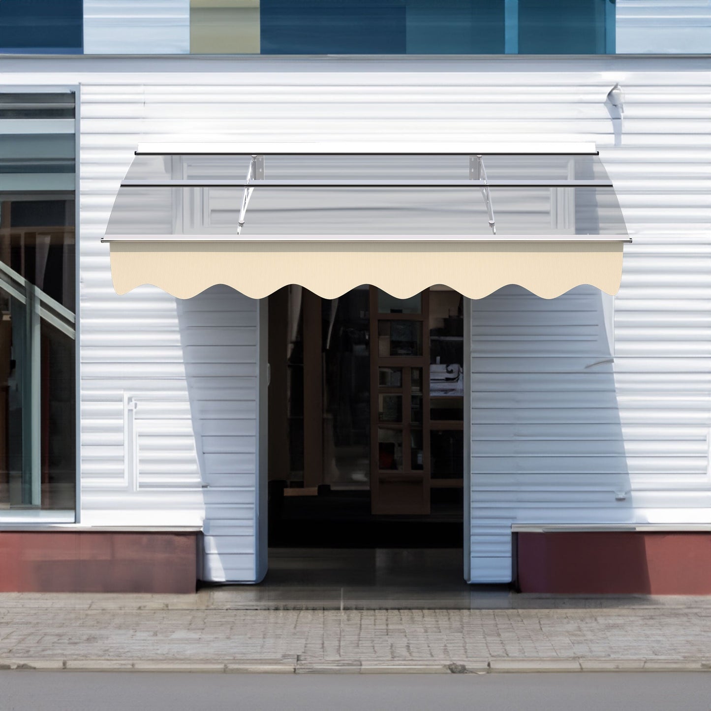 5934W Series Door Window Awning Canopy - 59"x34" Polycarbonate