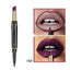 Matte Lipstick Wateproof Double Ended Long Lasting Lipsticks Brand Lip Makeup Cosmetics Nude Dark Red Lips Liner Pencil - Korvel