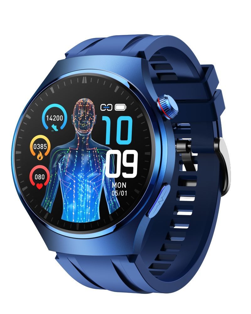 Smart watch non-invasive blood glucose measurement AMOLED ECG heart rate monitoring Bluetooth call sports watch - Korvel