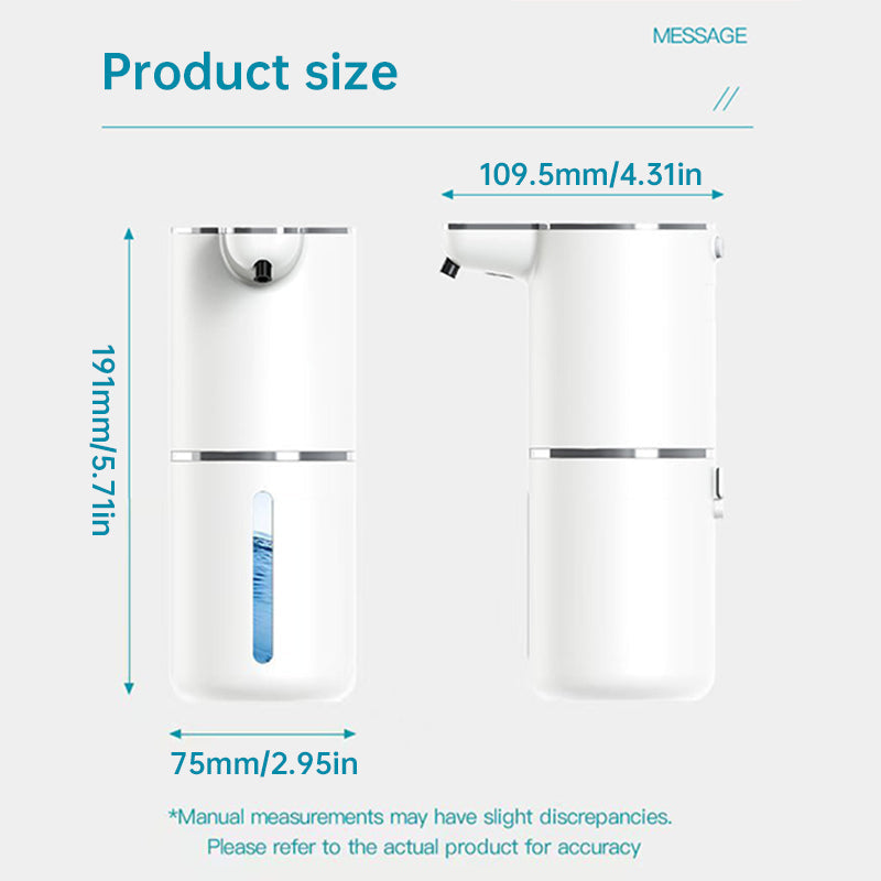Touchless Sensor Soap Dispenser for Bathroom & Kitchen. Offers Foam and Liquid Modes. - Korvel