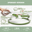 Microwave anti splash cover heat-resistant food heating cover food preservation cover oil proof cover - Korvel