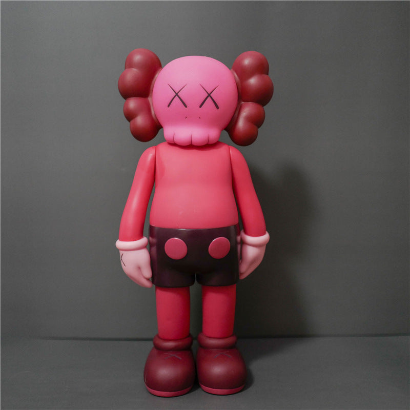 Kaws Sesame Street Doll Living Room High end Light Luxury Trendy Play Violent Bear Desktop Ornament Handmade Cartoon Home Gift - Korvel