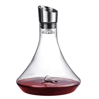 Wine Decanter Built-in Aerator Pourer, Wine Carafe Red Wine Decanter 1000ml - Korvel