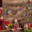 Christmas decoration ribbon, Christmas party atmosphere, venue arrangement, floral and madder hair strips - Korvel