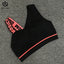 New Letter Cut Out Sports Bra Women Fitness Yoga Push up  Gym Padded Sports Top Athletic Sexy  Workout Running Clothing P165 - Korvel